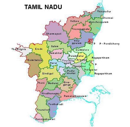 નકશો ચેન્નાઇ તામિલનાડુ